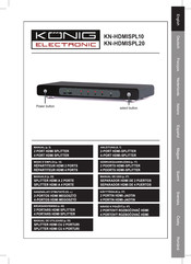König Electronic KN-HDMISPL20 Manual Del Usario