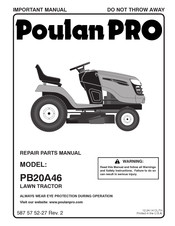 Poulan Pro PB20A46 Manual Del Usuario