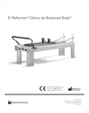 Balanced Body Reformer Clínico Manual De Instrucciones