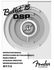 Fender Bullet 15 DSP Instrucciones De Funcionamiento