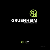 GRUENHEIM GHS2 Manual Del Usario