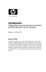 HP Compaq dc7600 Introducción