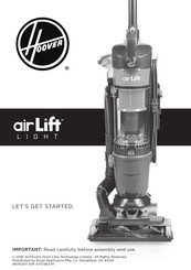 Hoover Air Lift Light Manual Del Usuario