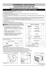 Frigidaire FFRE1233S1 Instrucciones De Montaje