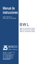 Boeco BWL 60 Manual De Instrucciones