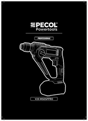 Pecol PROFESSIONAL V20 MSDSPPRO Manual Del Usuario