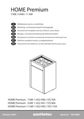 Sentiotec HOME Premium 7 kW Instrucciones De Instalacion Y Uso