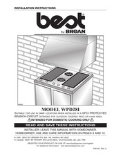 Broan best WPD28I Manual Del Usuario