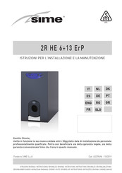 Sime 2R HE 11 ErP Manual Del Usuario