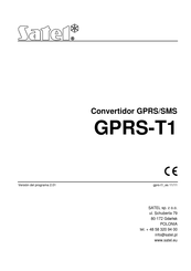 Satel GPRS-T1 Manual Del Usuario