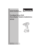 Makita XFD15 Manual De Instrucciones