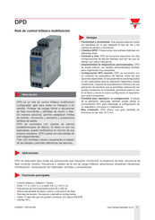 CARLO GAVAZZI DPD Manual Del Usuario