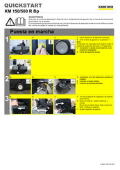 Kärcher KM 150/500 R Bp Guia De Inicio Rapido
