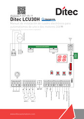 DITEC LCU30H Manual De Instalación