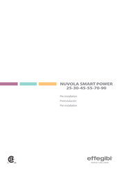 effegibi NUVOLA SMART POWER 55 Preinstalación