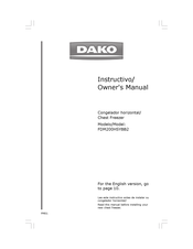 DAKO FDM200HSYBB2 Manual Del Usuario