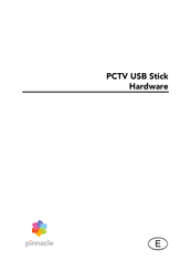 Pinnacle PCTV USB stick Manual Del Usuario