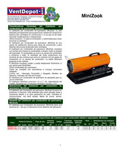 VentDepot MiniZook MXMZO-001 Manual Del Usuario