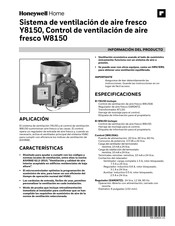 Honeywell Home Y8150 Manual Del Usuario