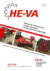 HE-VA 2.5 m Manual De Instrucciones