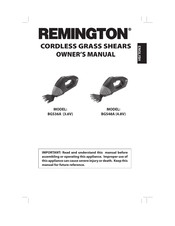 Remington BGS48A Manual Del Propietário