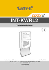 Satel abax 2 INT-KWRL2 Manual Del Usuario