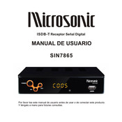 Microsonic SIN7865 Manual Del Usuario