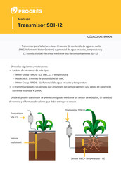 Progress SDI-12 Manual