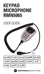 Motorola Solutions RMN5065 Manual Del Usuario