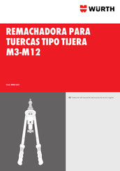 Würth M3 Traducción Del Manual De Instrucciones De Servicio Original