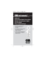 GB Intsruments GCM-221 Manual Del Propietário