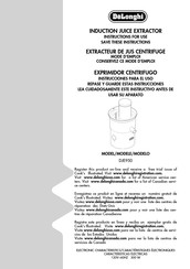 DeLonghi DJE950 Instrucciones Para El Uso