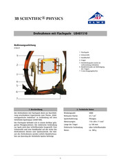 3B SCIENTIFIC PHYSICS U8481510 Manual Del Usuario