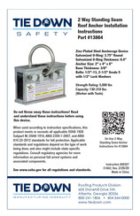TIE DOWN 13864 Instrucciones De Instalación