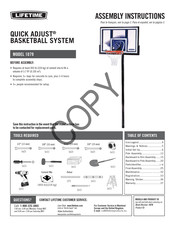 Lifetime 1079 Instrucciones De Instalación