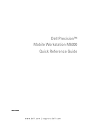 Dell Precision Mobile Workstation M6300 Guía De Referencia Rápida