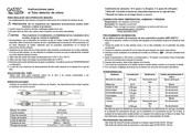 Gastec 123TP Instrucciones