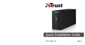 Trust OXXTRON 1000VA UPS Guía De Instalación Rápida