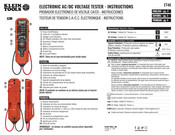 Klein Tools ET40 Instrucciones