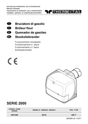 thermital 2000 Serie Instrucciones De Instalación, Uso Y Mantenimiento