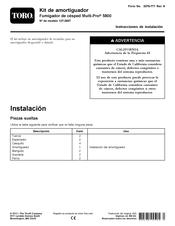Toro Multi-Pro 5800 Instrucciones De Instalación