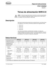 Nordson NHR-2-25 Hoja De Instrucciones