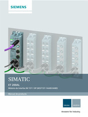 Siemens SIMATIC ET 200AL IM 157-1 PN Manual De Producto