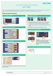 Erbe VIO 300 D Instrucciones Resumidas