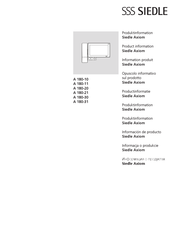 SSS Siedle A 180-31 Informacion De Producto