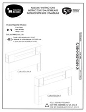 South Shore 092 Instrucciones De Ensamblaje