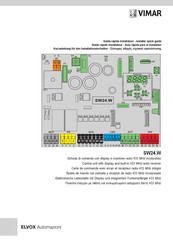 Vimar ELVOX SW24.W Guía Rápida Para El Instalador