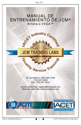 JCM GLOBAL VEGA Manual De Entrenamiento