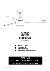 Bayside CALYPSO Manual De Instrucciones De Instalación