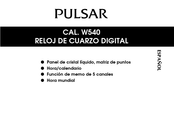 Pulsar W540 Manual Del Usuario